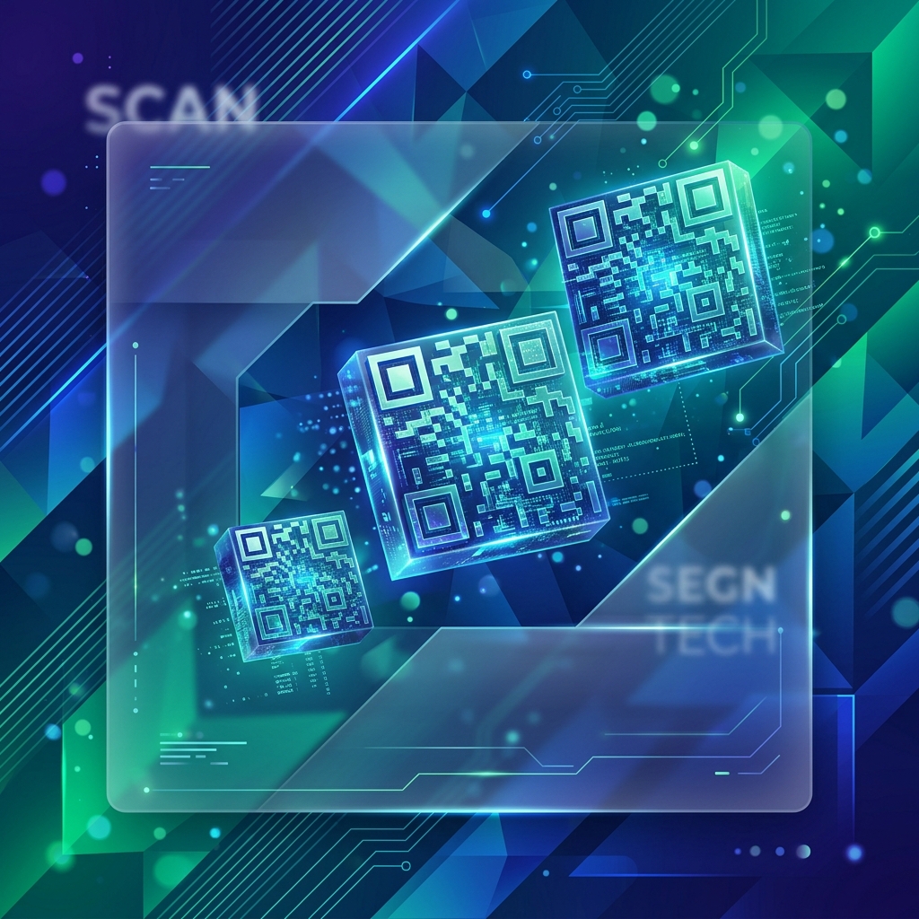SuperQR App mockup
